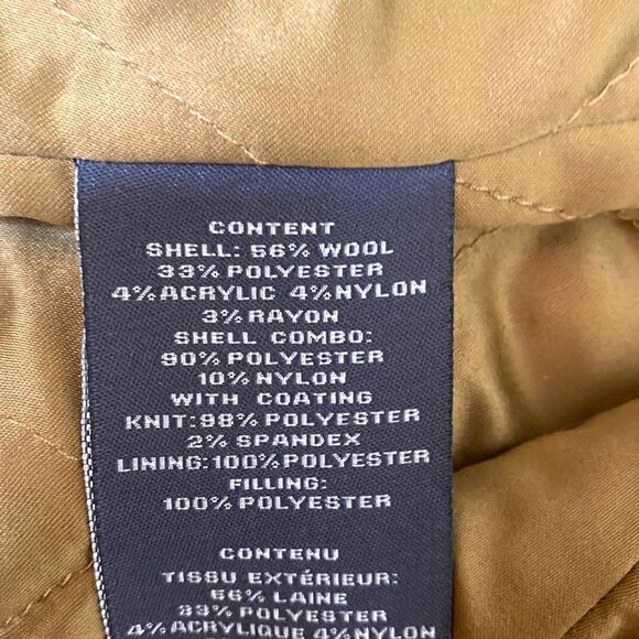 vince Camuto Double Breasted Wool Military Style Peacoat - Picture 12 of 14